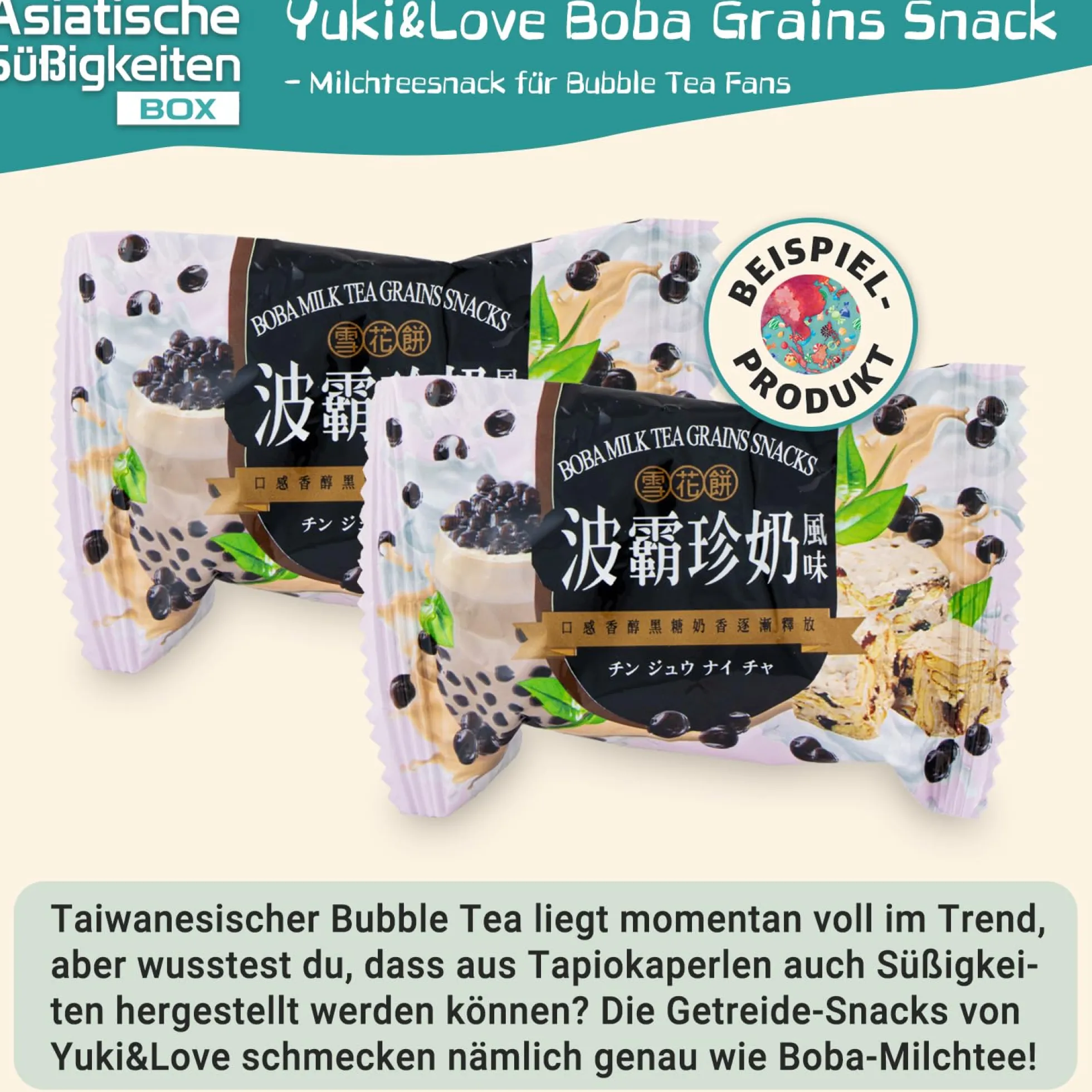 Asiatische Süßigkeiten-Box mit über 30 Sorten