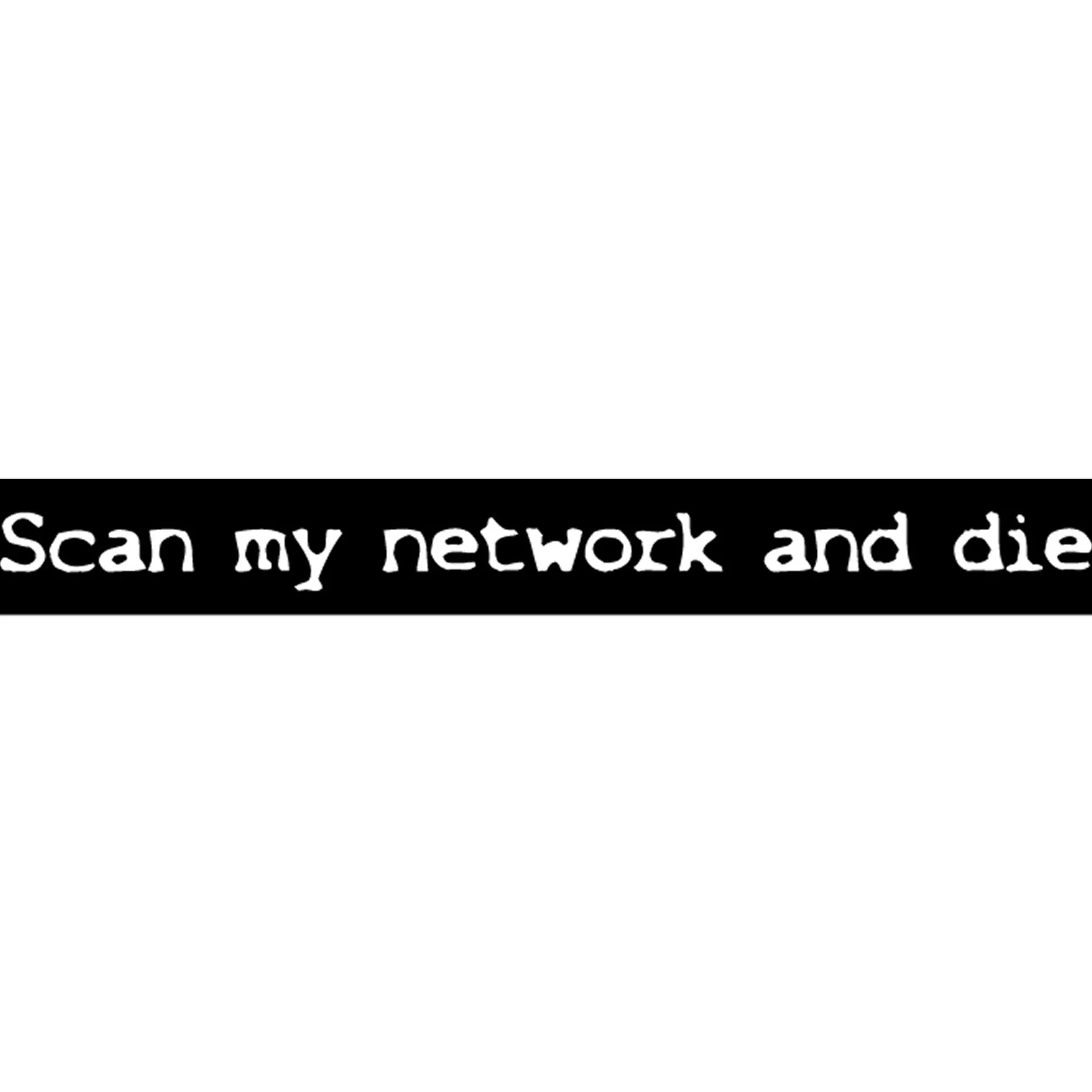 Aufkleber: scan my network