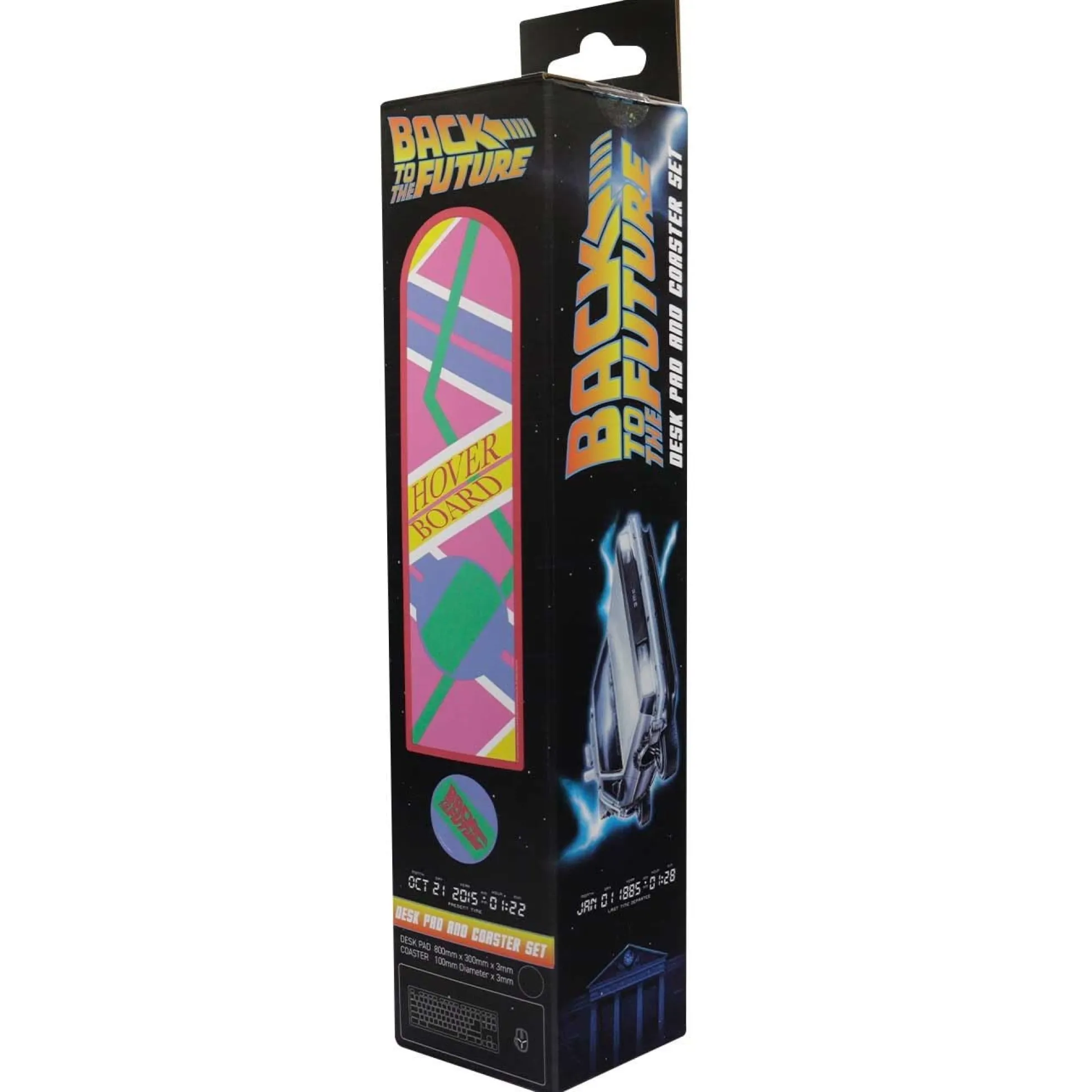 Back to the Future Hoverboard XL Mauspad & Untersetzer Set