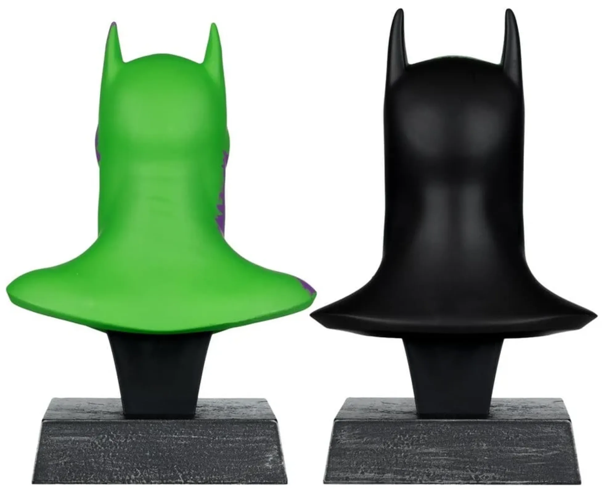 Batman Masken-Repliken Knightfall und Hush im Joker-Look