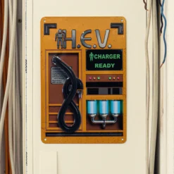 Blechschild HEV Charger inspiriert durch Half-Life