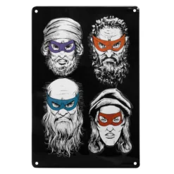 Blechschild Teenage Mutant Ninja Artists
