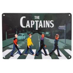 Blechschild – The Captains
