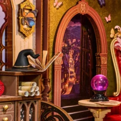 Book Nook Holzbausatz – Magische Fantasy-Ecke