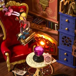 Book Nook Holzbausatz – Magische Fantasy-Ecke