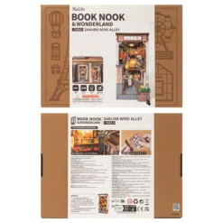 Book Nook Holzbausatz – Sakura Weingasse