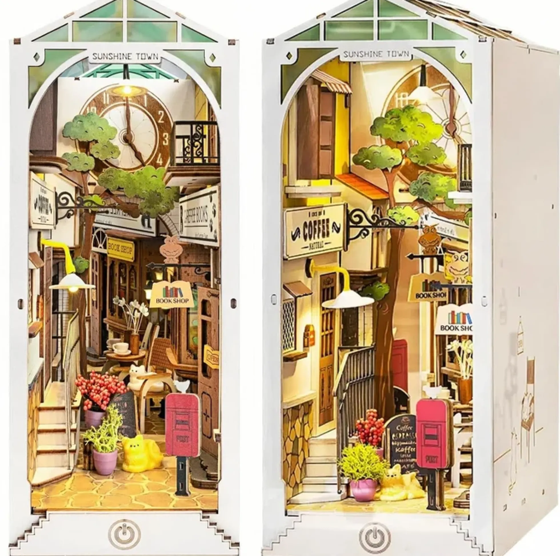 Book Nook Holzbausatz – Sunshine Town