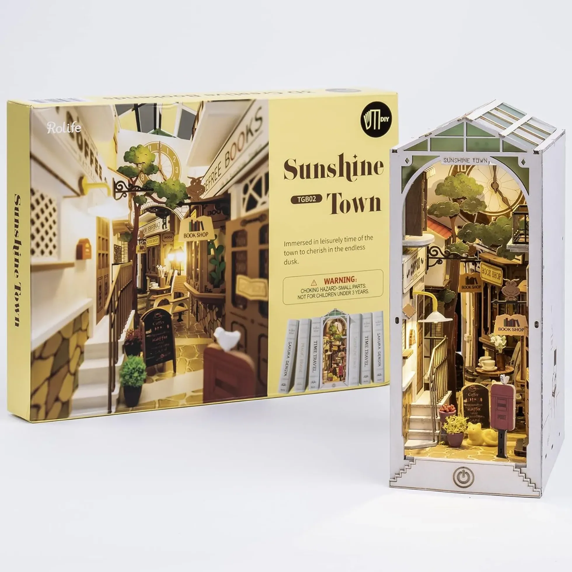 Book Nook Holzbausatz – Sunshine Town