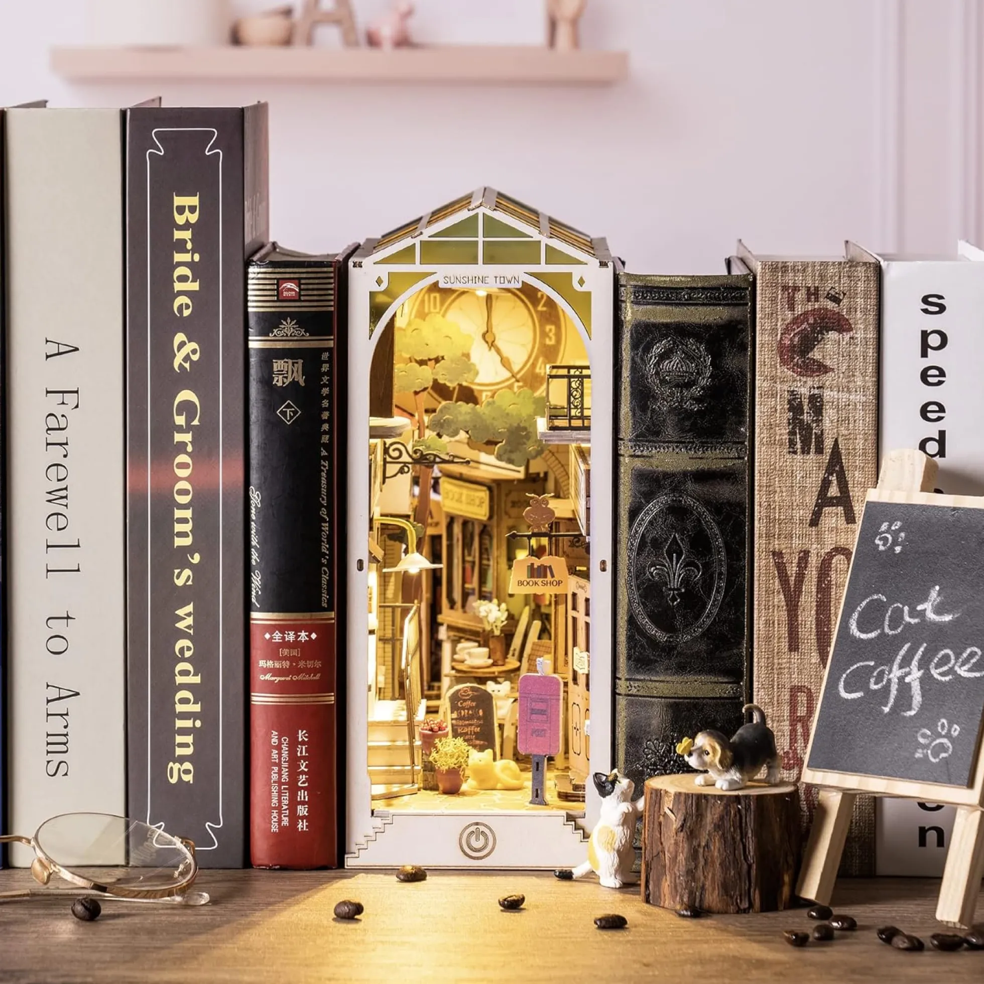 Book Nook Holzbausatz – Sunshine Town