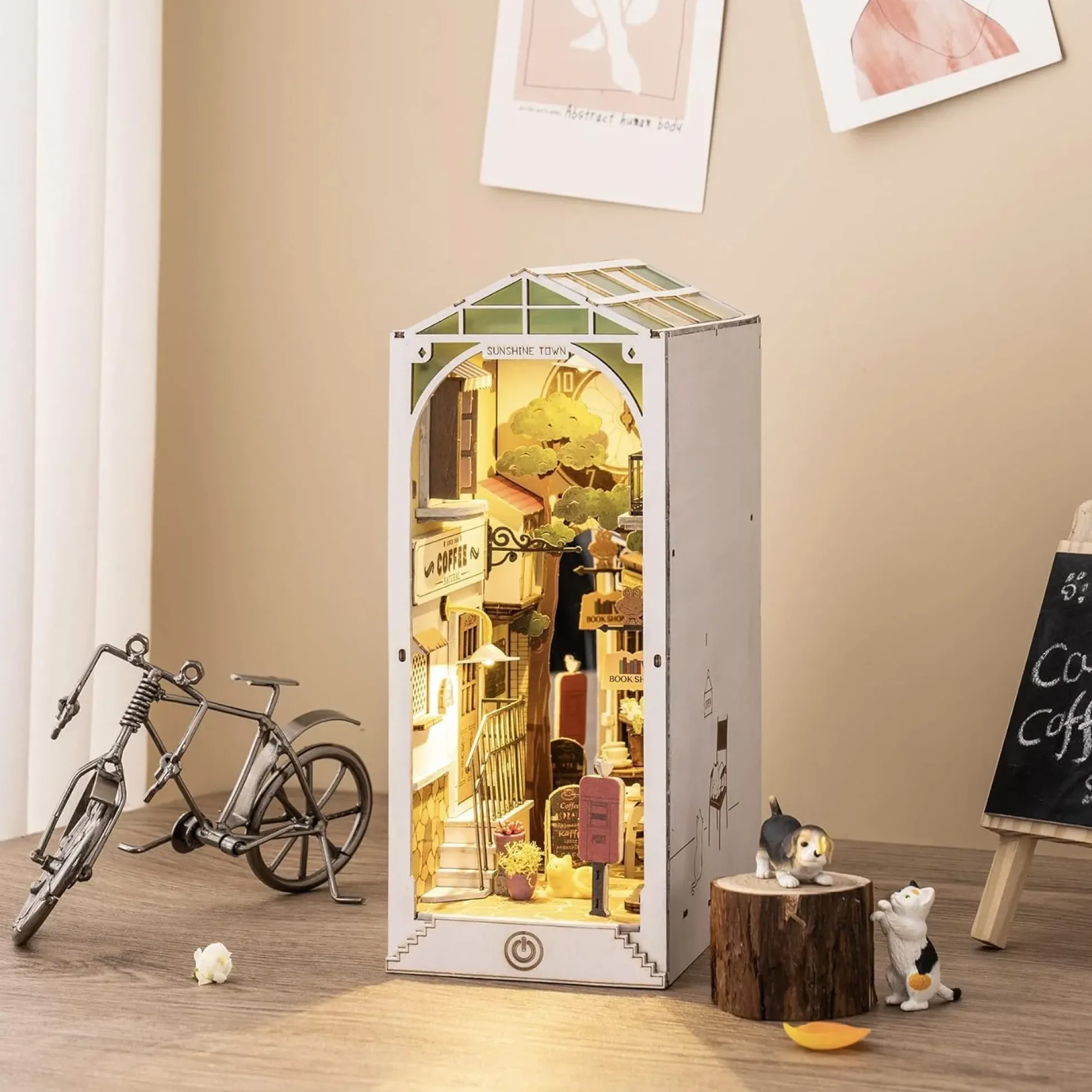 Book Nook Holzbausatz – Sunshine Town