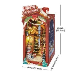 Book Nook Holzbausatz – Weihnachtsstraße