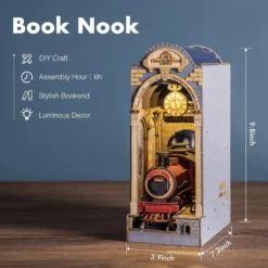 Book Nook Holzbausatz – Zeitreise