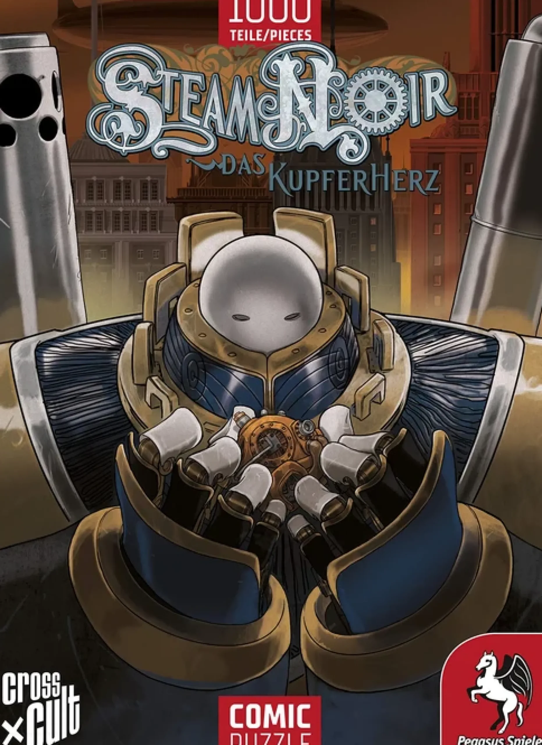 Comic-Puzzle Steam Noir: Das Kupferherz