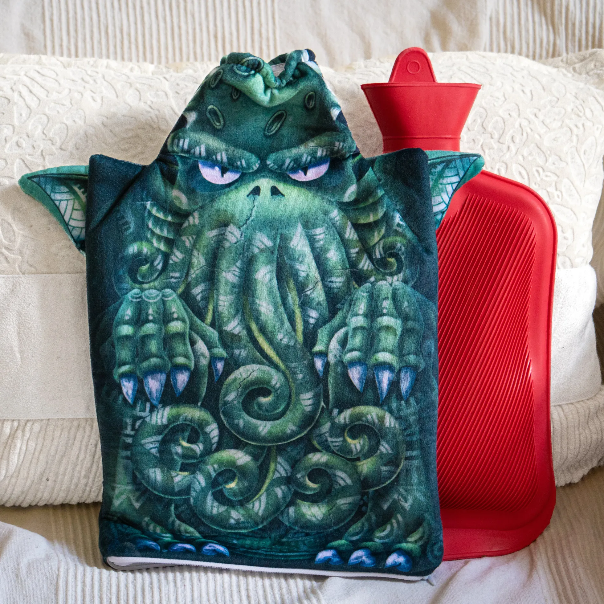 Cthulhu Wärmflasche mit Bezug