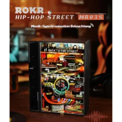 Cyberpunk Murmelbahn-Bausatz – Hip-Hop Street