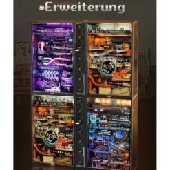 Cyberpunk Murmelbahn-Bausatz – Hip-Hop Street