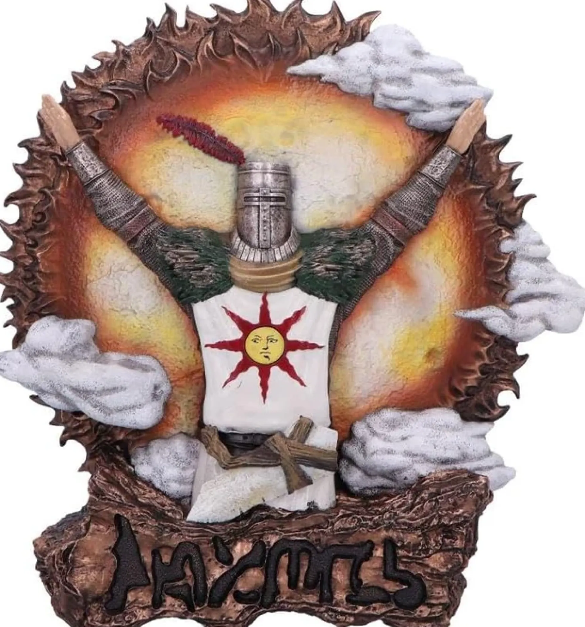 Dark Souls Solaire 3D Wandplakette