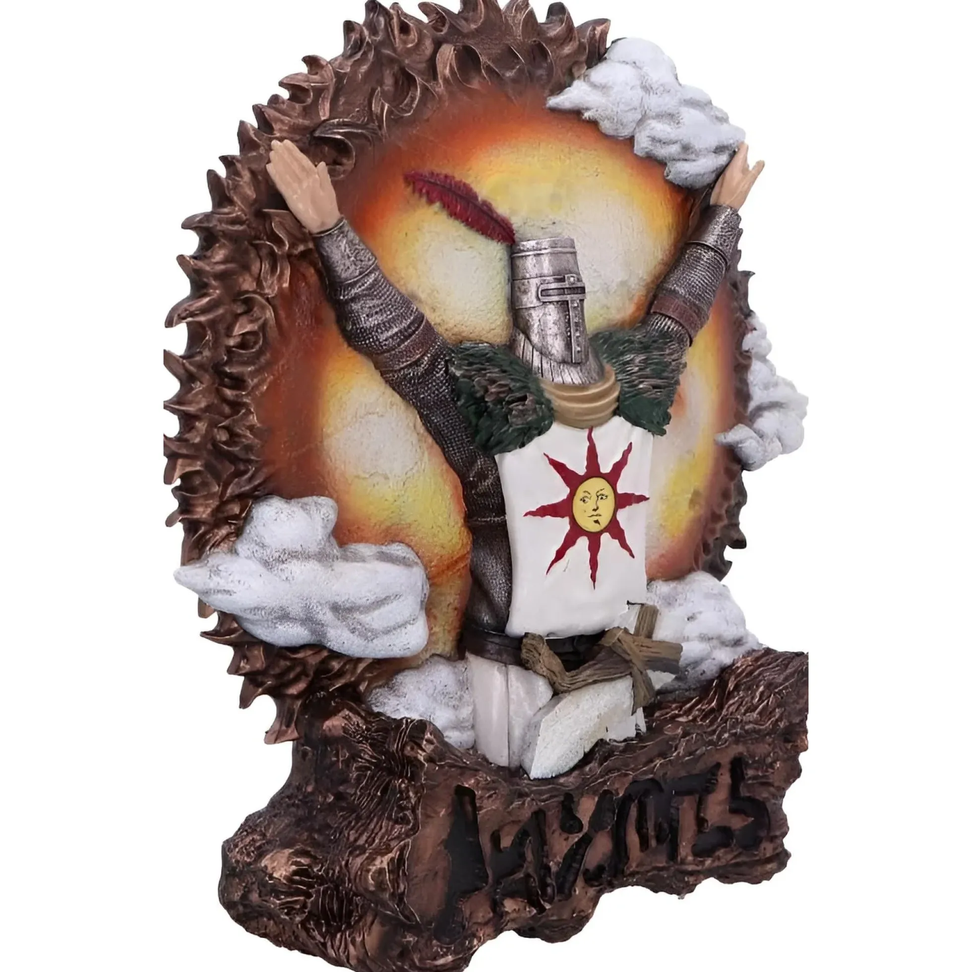 Dark Souls Solaire 3D Wandplakette
