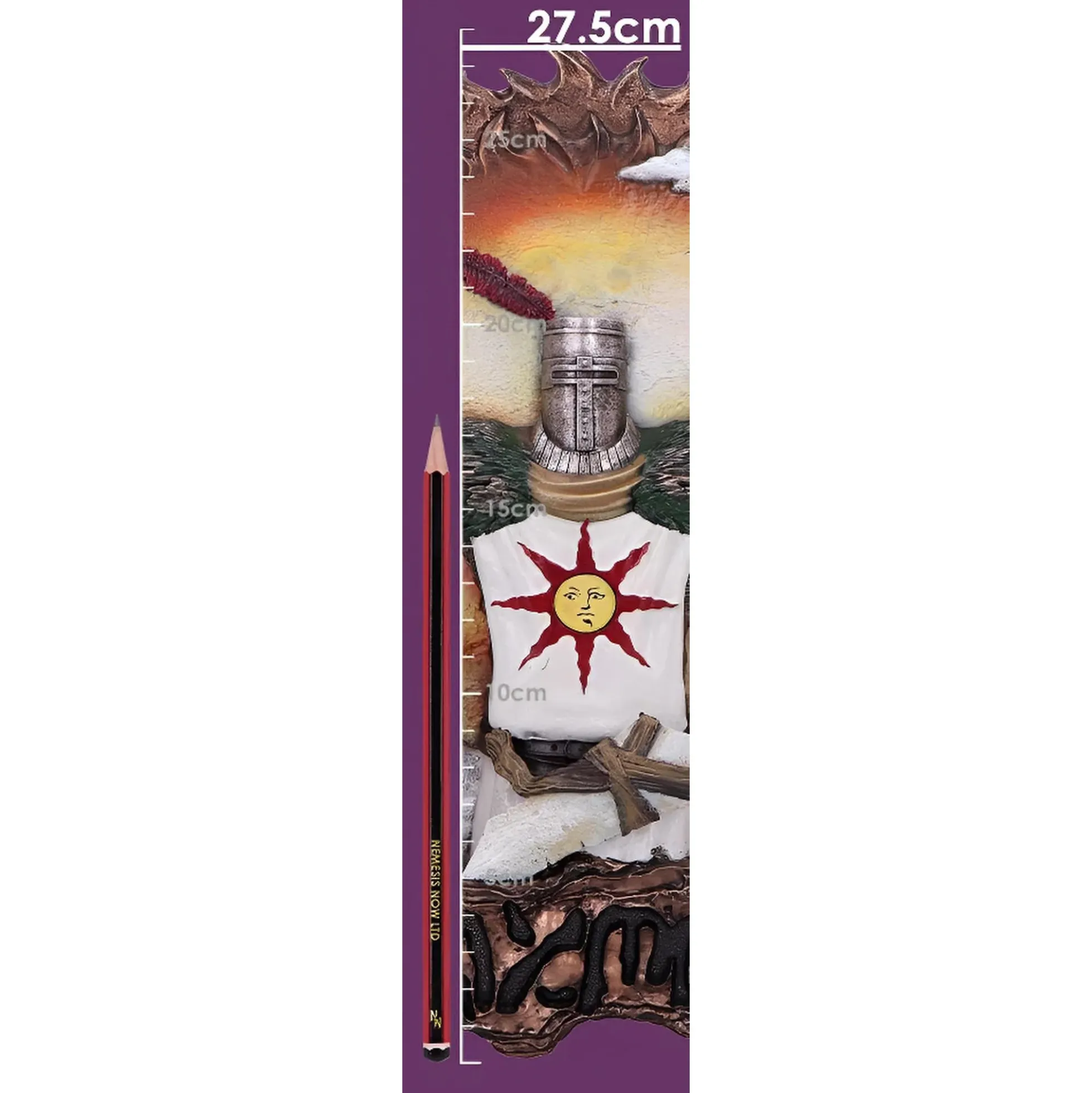 Dark Souls Solaire 3D Wandplakette
