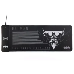 DC Comics Batman XL Gamer-Mauspad mit Kontaktlosem Ladegerät