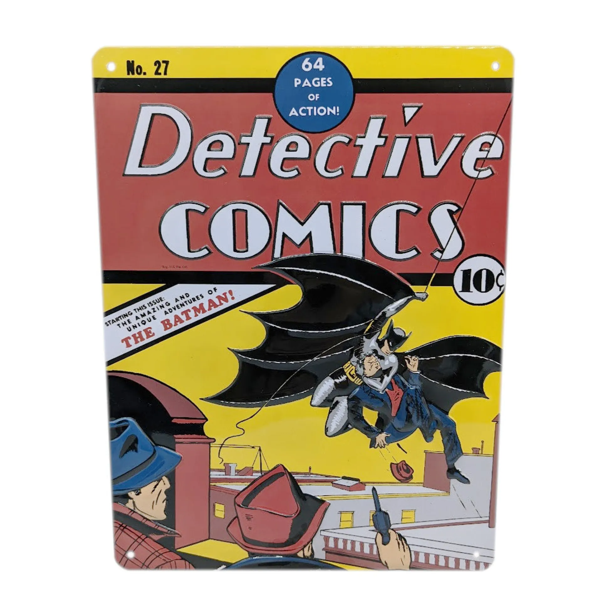 DC Comics Blechschild Detective Comics