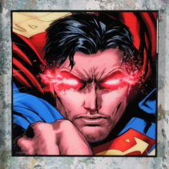 DC Comics Superman Crystal Clear Wandbild