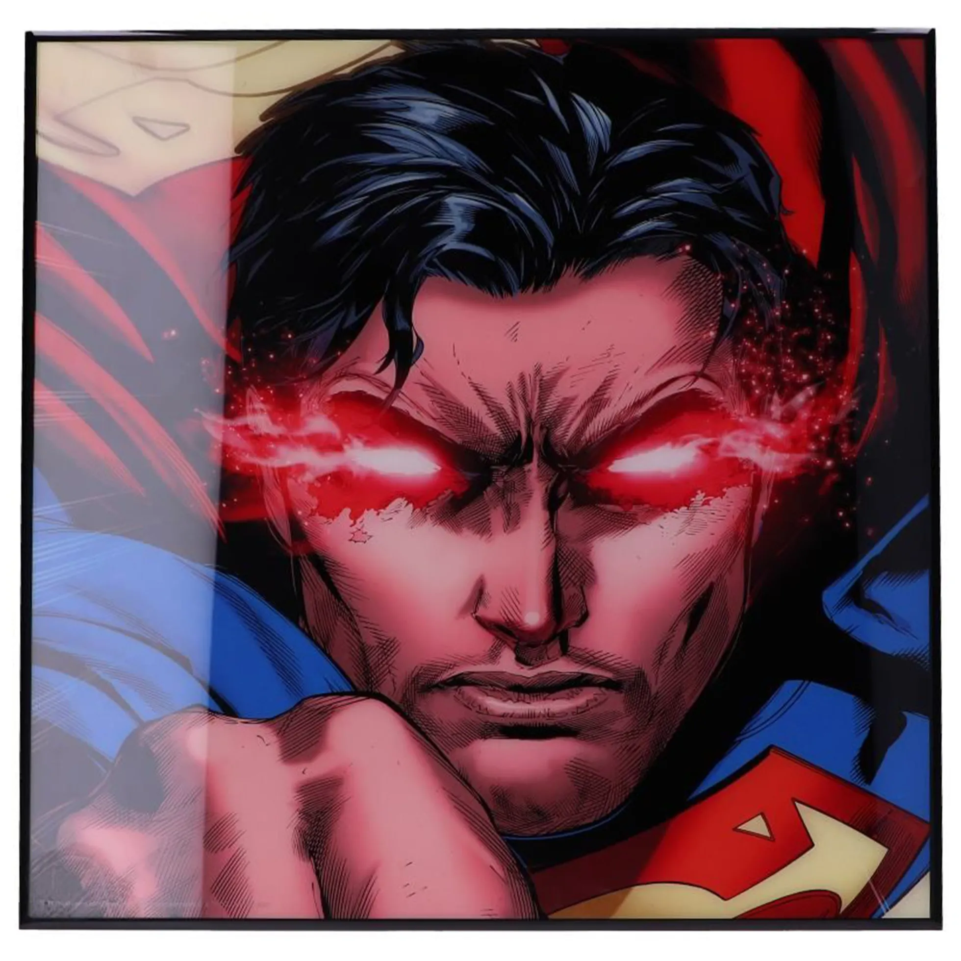 DC Comics Superman Crystal Clear Wandbild