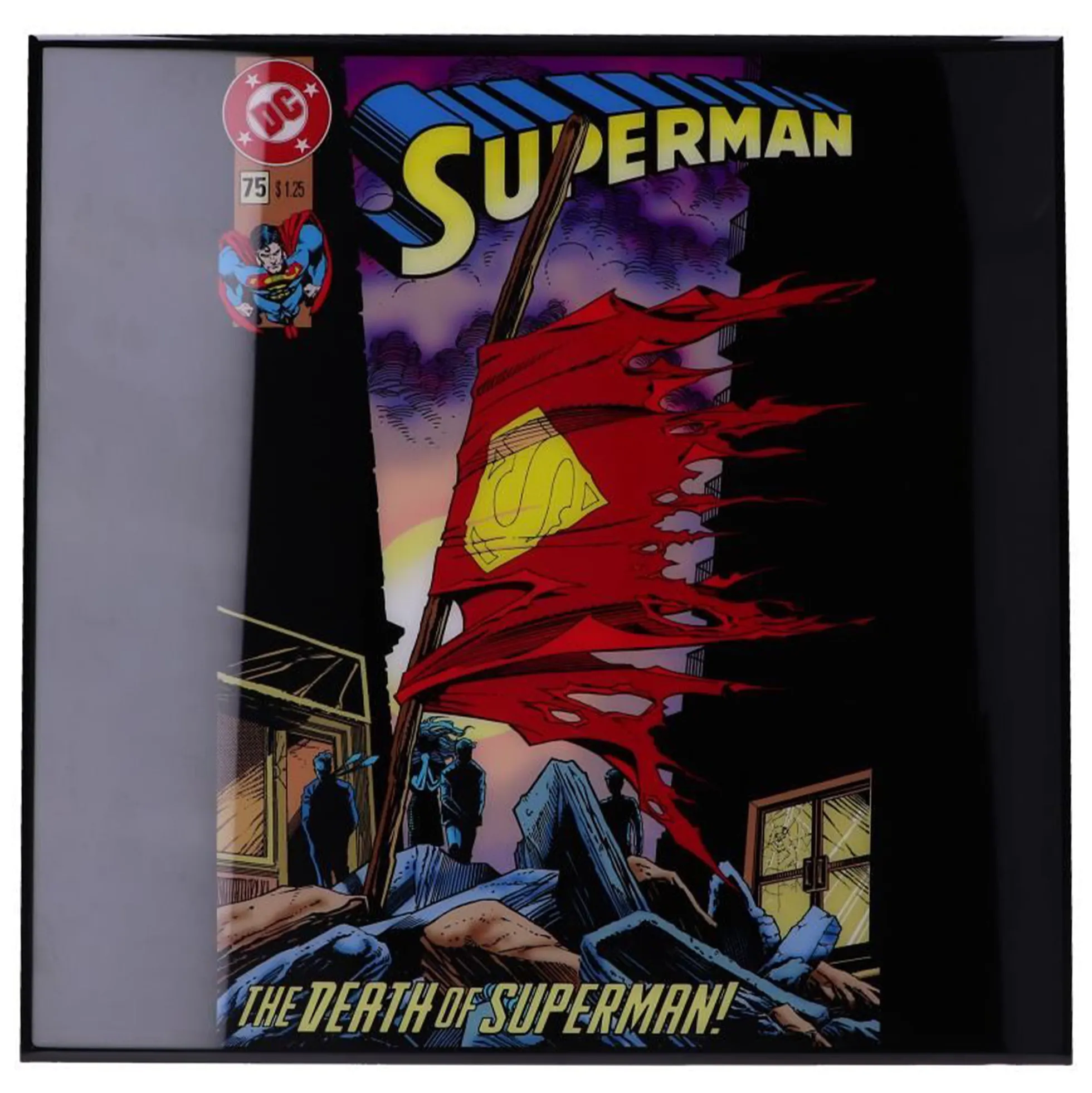 DC Comics Superman Crystal Clear Wandbild