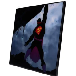 DC Comics Superman Crystal Clear Wandbild