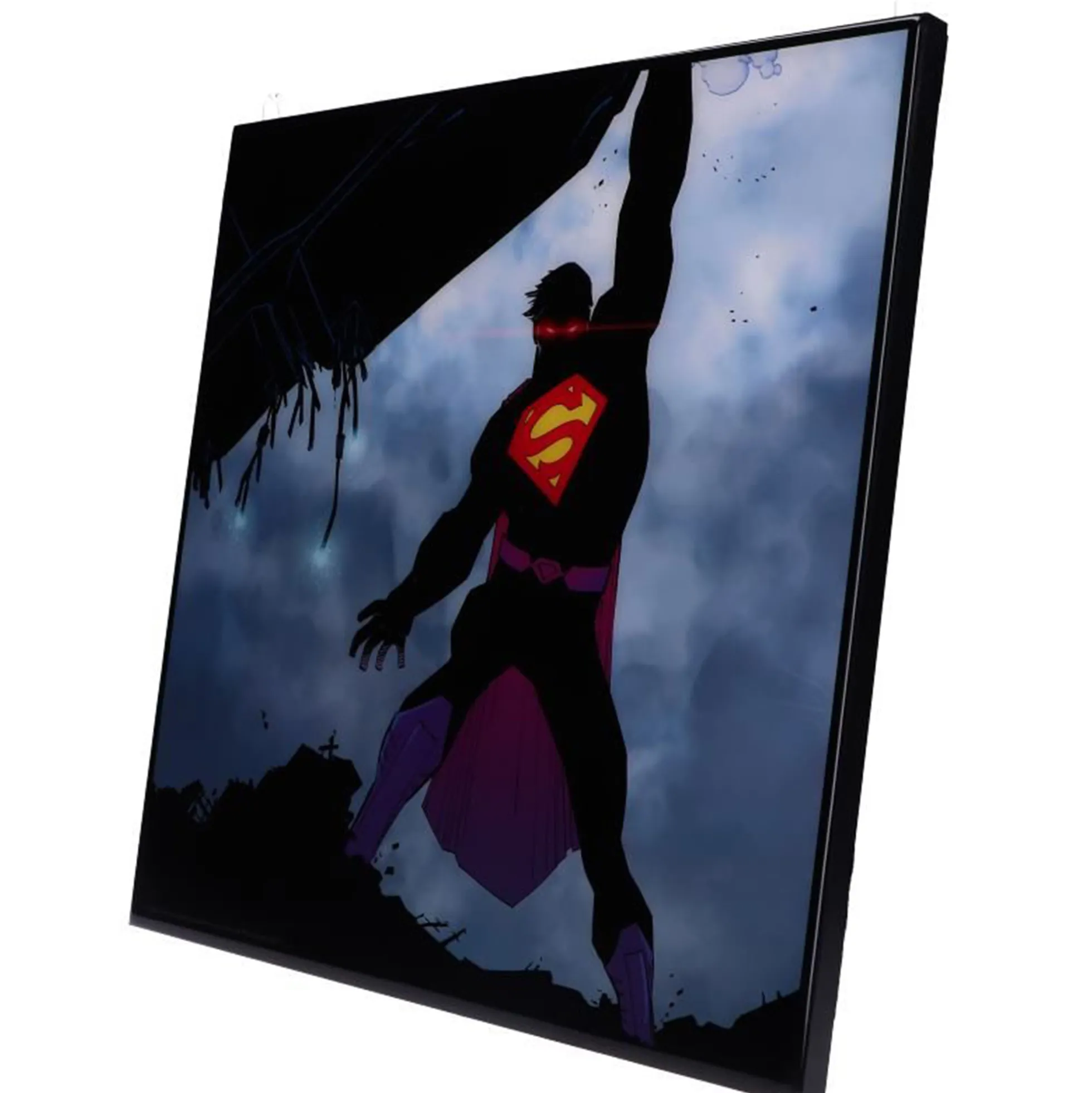 DC Comics Superman Crystal Clear Wandbild