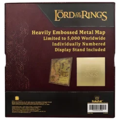Der Herr der Ringe Mittelerde Metallkarte