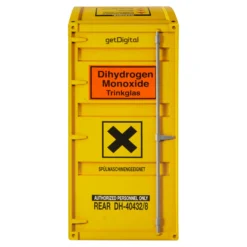 DHMO Dihydrogenmonoxid-Trinkglas