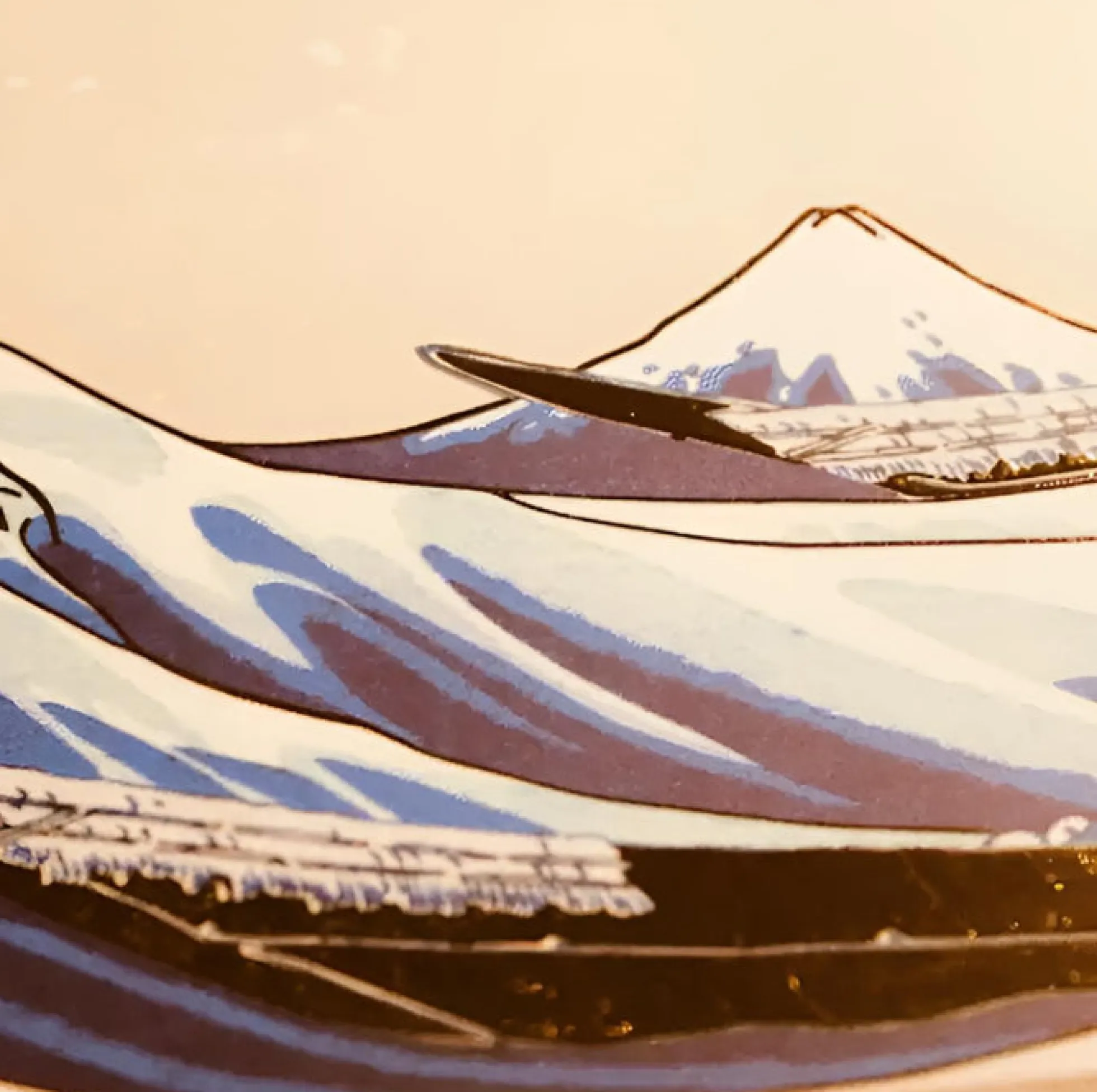 Die Große Welle vor Kanagawa Satz von 4 Tischsets