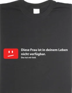 Diese Frau ist nicht verfügbar