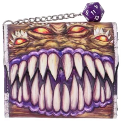 Dungeons & Dragons Geldbeutel Mimic (mit W20-Anhänger)