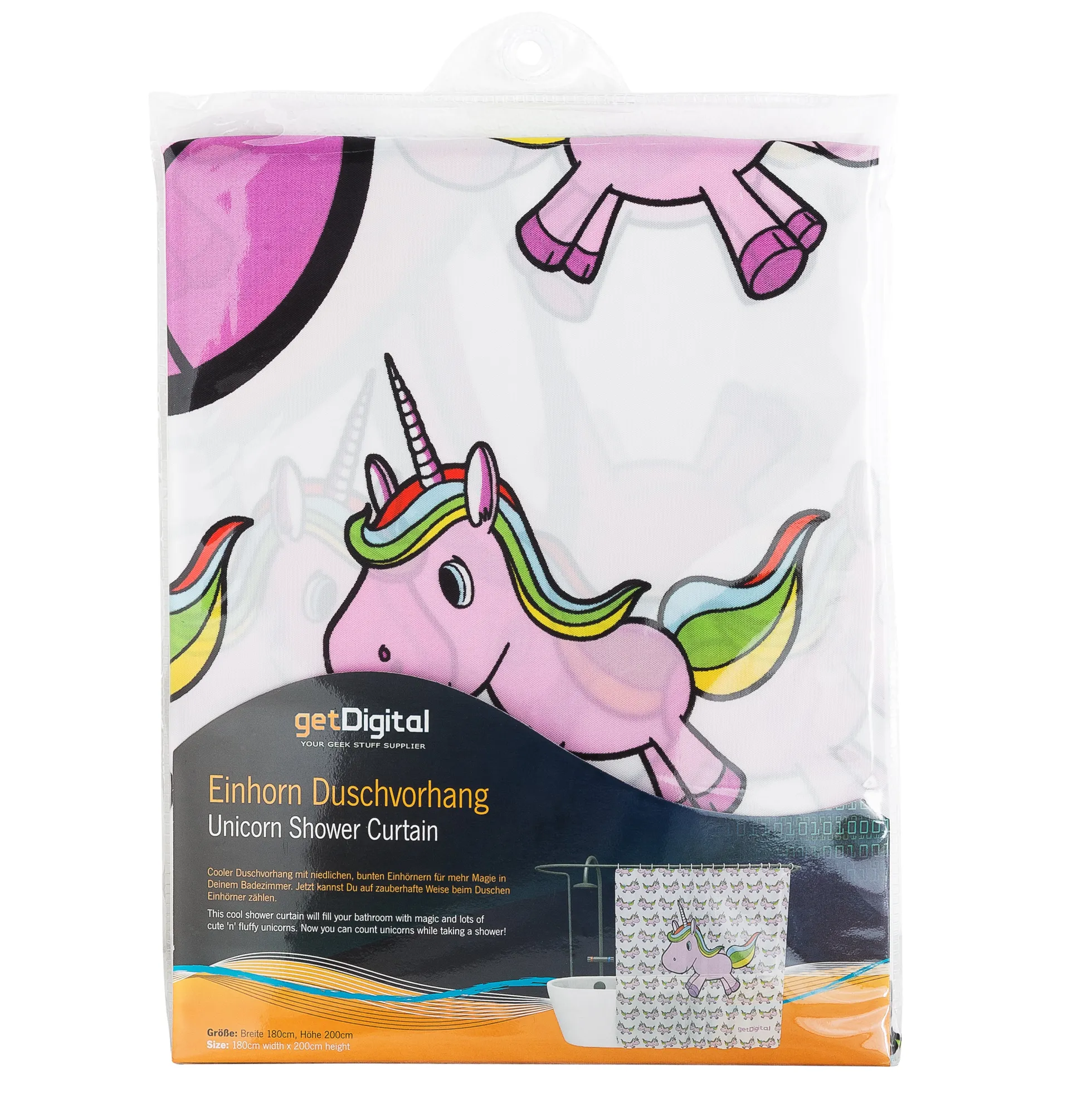 Einhorn Duschvorhang