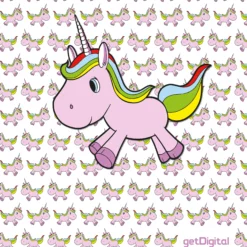 Einhorn Duschvorhang