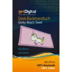 Einhorn Strand- und Badehandtuch