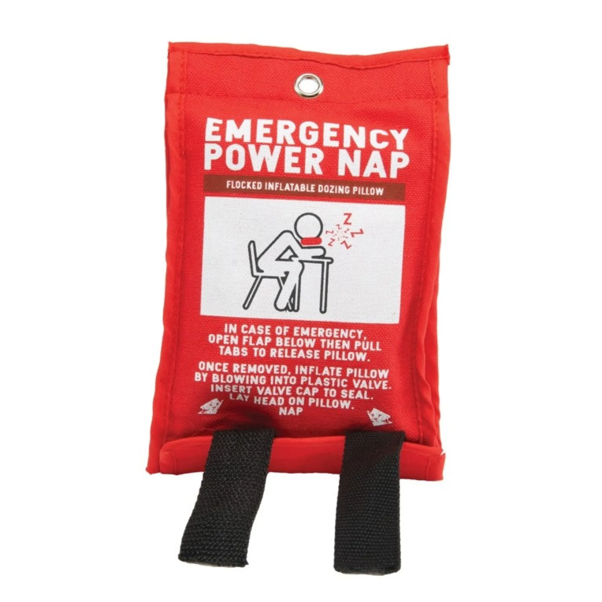 Emergency Power Nap - Aufblasbares Notfall-Nickerchen-Kissen