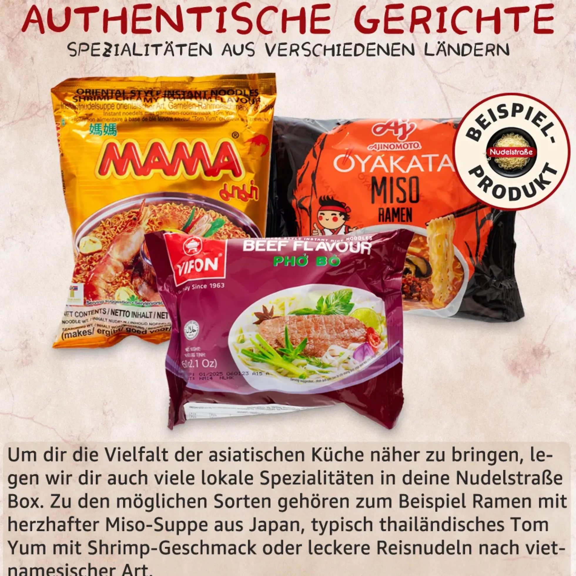 12er Nudelstraße Box - Deine asiatische Nudelbox