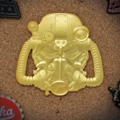 Fallout Sammlerpin: Vergoldeter Power-Armor-Helm