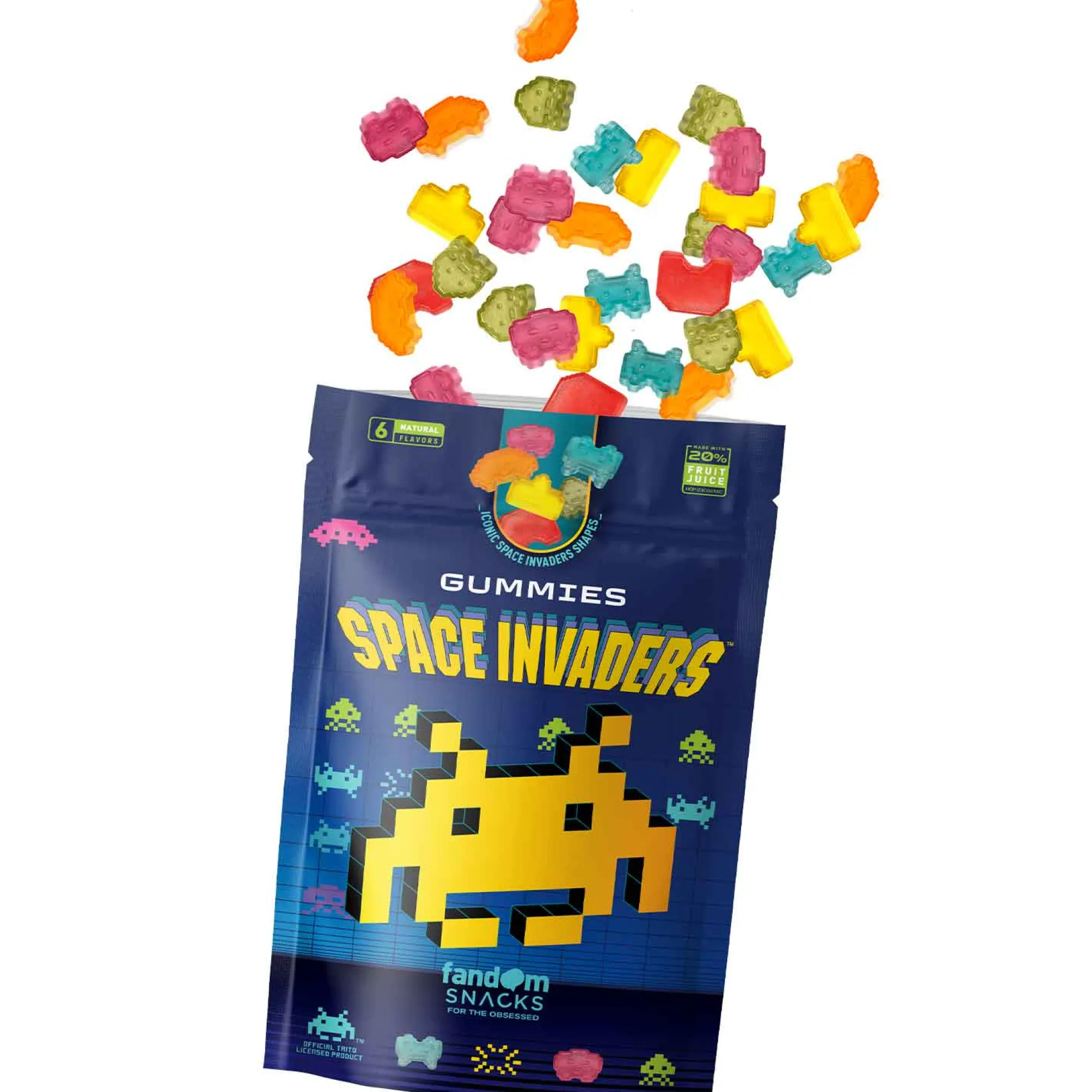 Fandom Snacks Space Invaders Fruchtgummis
