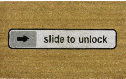 Fußmatte Slide to unlock aus Kokosfaser