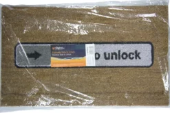 Fußmatte Slide to unlock aus Kokosfaser