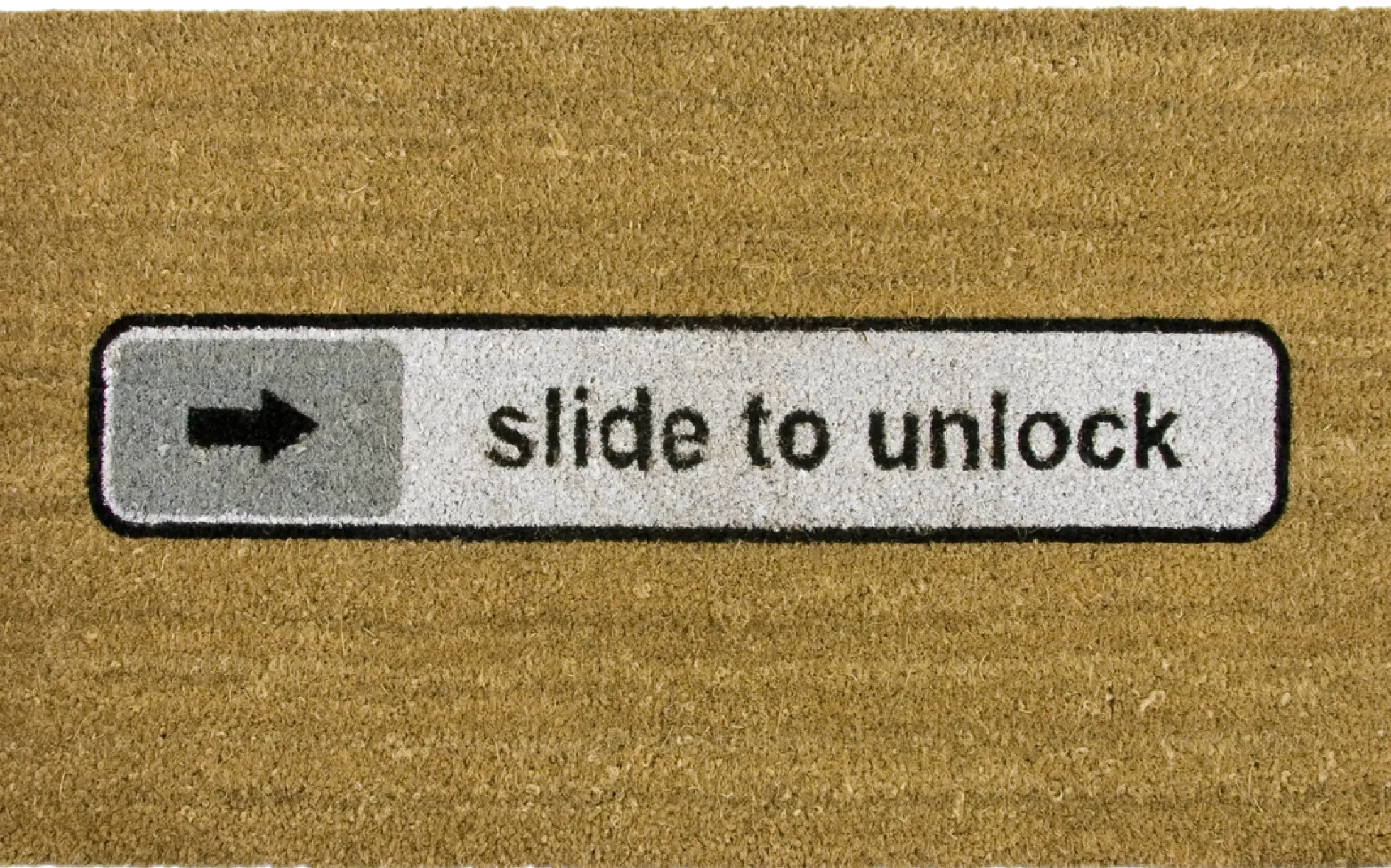 Fußmatte Slide to unlock aus Kokosfaser