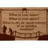 Fußmatte What is your name