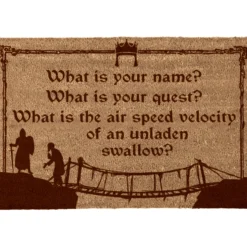 Fußmatte What is your name