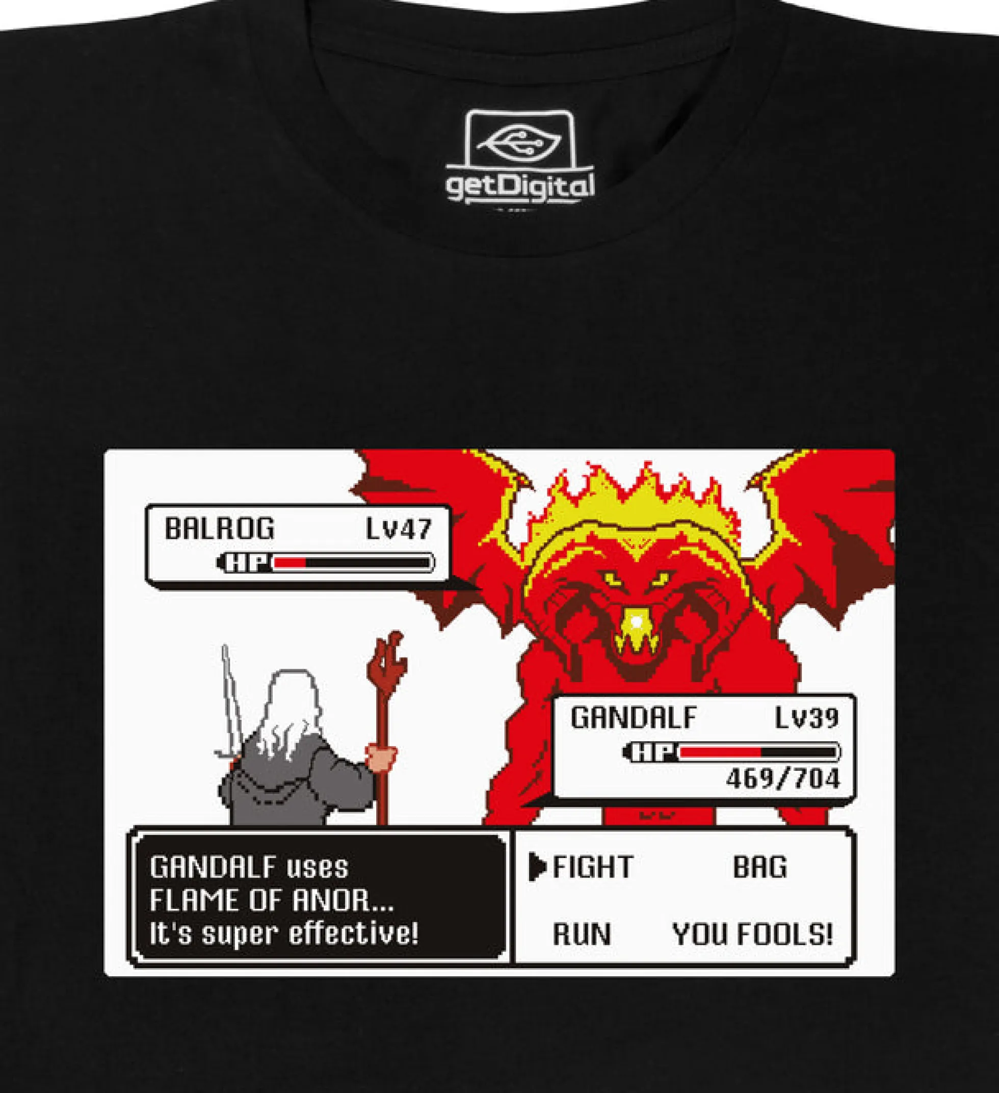 Gandalf vs Balrog Retro Game