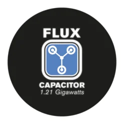 Geek Aufkleber Fluxkompensator