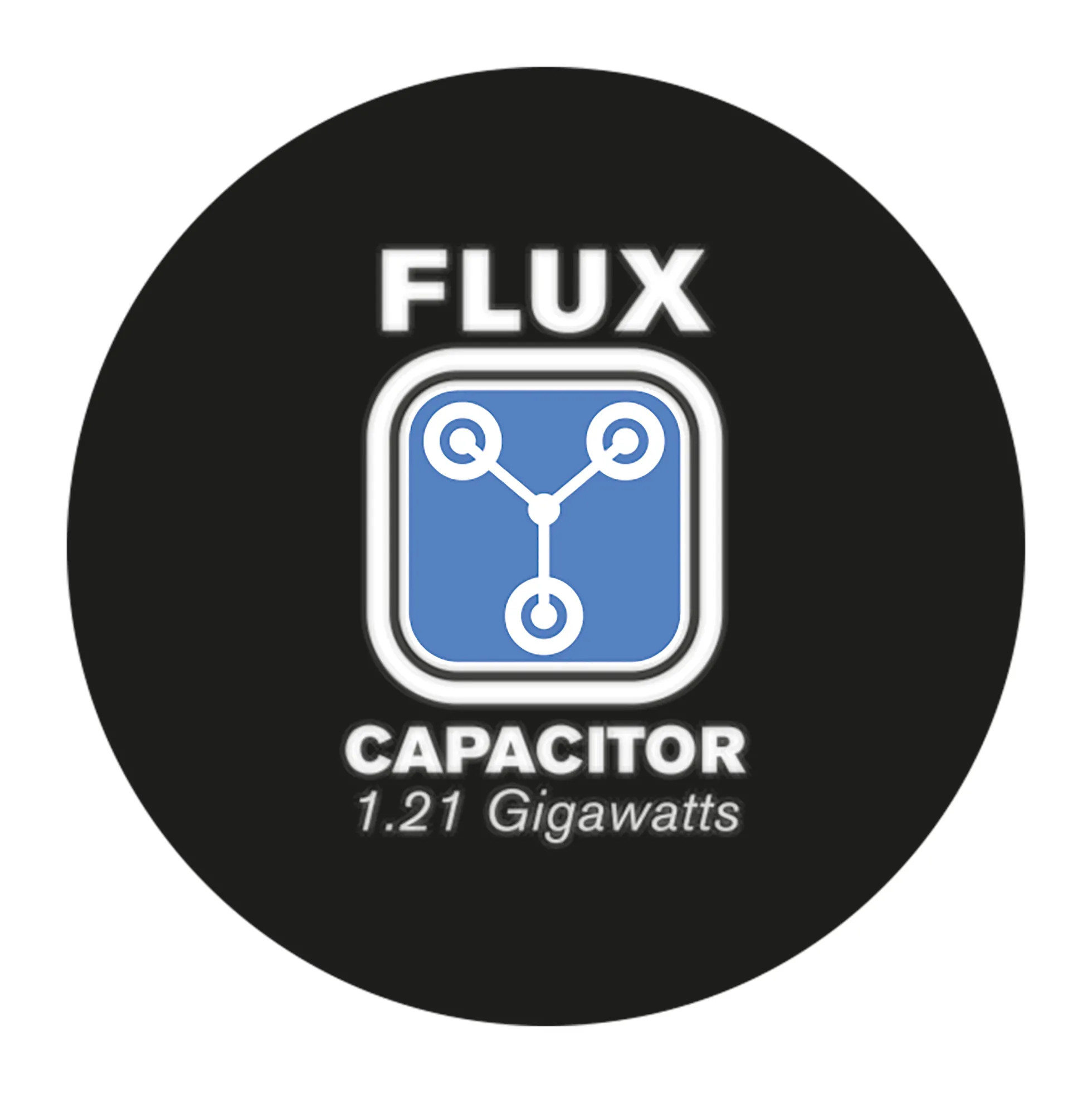 Geek Aufkleber Fluxkompensator